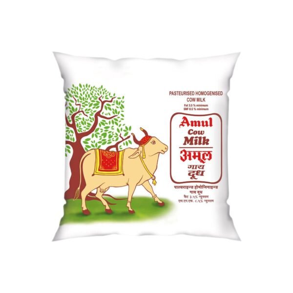 Amul Cow Milk Pouch 500 Ml