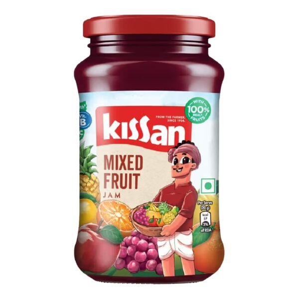 Kissan Mixed Fruit Jam, With Fruit Ingredients, 500 g